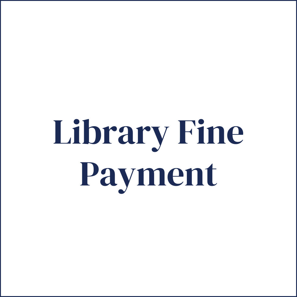 Senate House Library Fines Payment